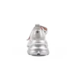 Platform Matte Silver Mary Jane Sneakers - Image 3