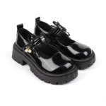 lace strap patent leather platform mary janes